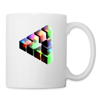 Optische Täuschung - Ein echter Blickfanger - Tasse - Weiß - Rechts