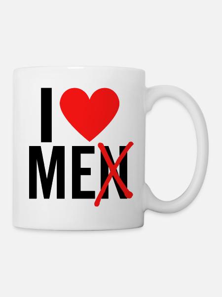 Ich liebe Männer, ich liebe mich - Tasse - Weiß