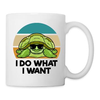 Schildkröten - Tasse - Weiß - Rechts