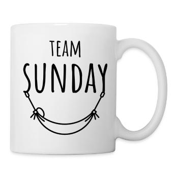 Team Sunday - Tasse - Weiß - Rechts