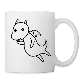 Dragon Comic Animal - Mug - white - Right