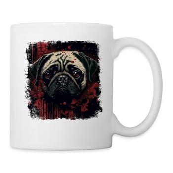 Scary Pug - Mug - white - Right