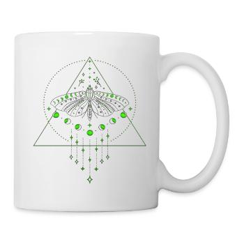 Mystic Mandala Yoga Boho Fleur Nature Spirituel - Mug blanc - blanc - Droite