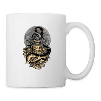 Snake Moon Woman - Tasse - Weiß - Rechts