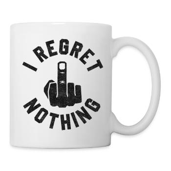 I regret nothing - Mug - white - Right