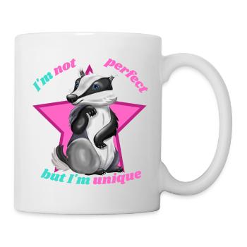 Dachs - Tasse - Weiß - Rechts