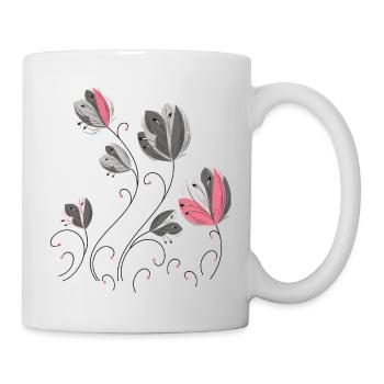 Tulips, Garden - Mug - white - Right
