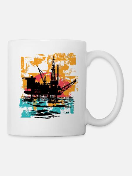 Oil Rig Worker - Mug - white