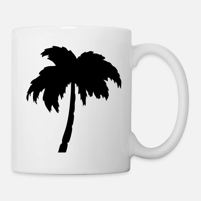 Palmier - Mug blanc - blanc