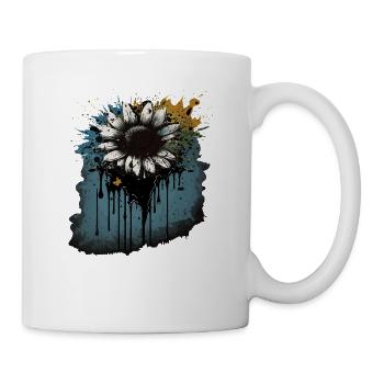 Gänseblümchen - Tasse - Weiß - Rechts