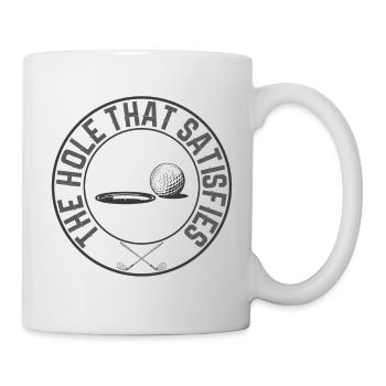 Golf Geschenk Witz Golfspieler Golfer - Tasse - Weiß - Rechts