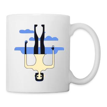 The man upside down - Mug - white - Right