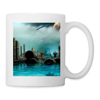 Water ruin - Mug - white - Right