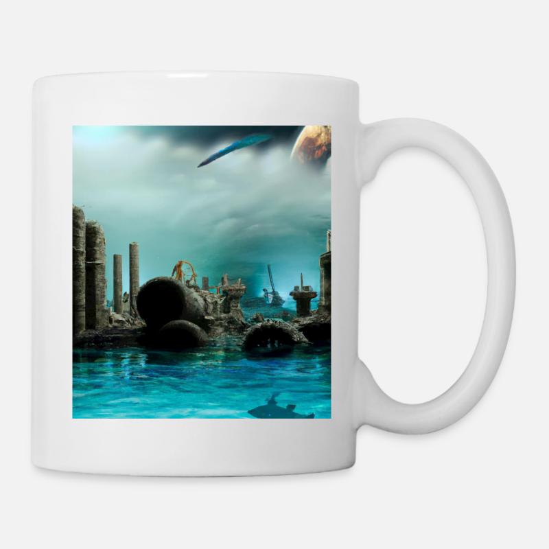 Ruine d’eau - Mug blanc - blanc