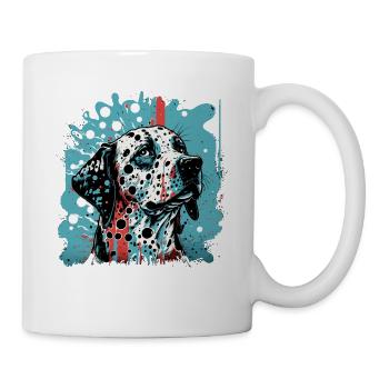Dalmatiner - Tasse - Weiß - Rechts