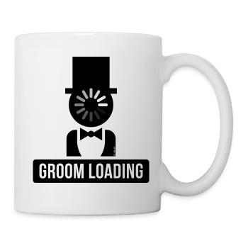 Chargement du marié (Stag Night / EVJF / B) - Mug blanc - blanc - Droite