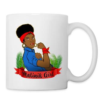 Gift idea woman martinique matinik girl - Mug - white - Right