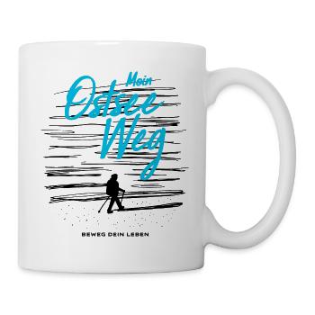 Moin Ostseeweg - Tasse - Weiß - Rechts