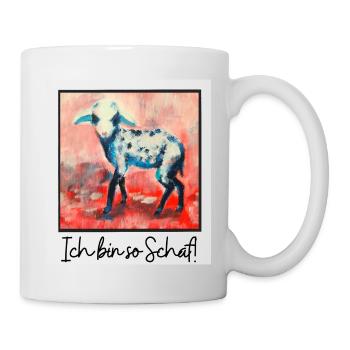 Ich bin so Schaf - Tasse - Weiß - Rechts