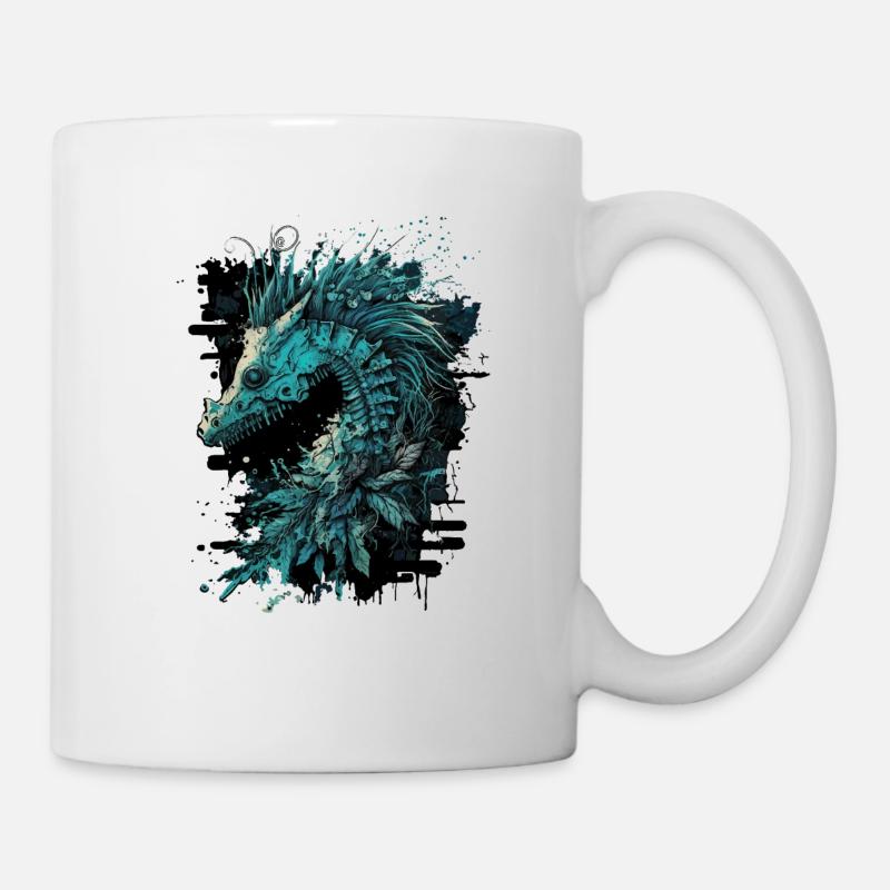 Hippocampe Crinchy - Mug blanc - blanc
