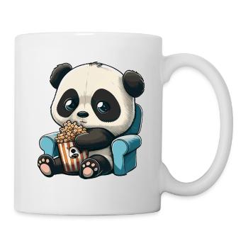Série Junkie Series Marathon Panda Popcorn Canapé - Mug blanc - blanc - Droite