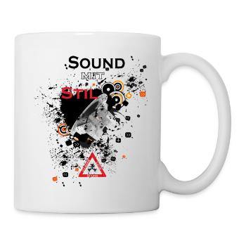 Sound mit Stil Chaos - Tasse - Weiß - Rechts