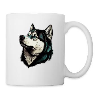 Husky Dog - Mug - white - Right