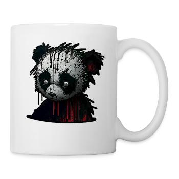 Spooky sad Panda - Tasse - Weiß - Rechts