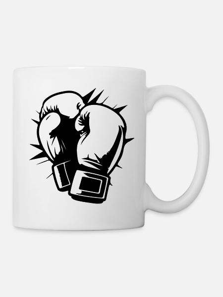 Boxing Gloves Symbol Boxing Boxing - Mug - white