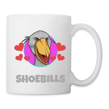 Shoebill Bird Ornithologist Forest I Gift - Mug - white - Right