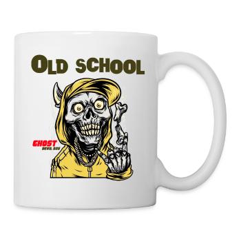 Ghost Old School Street Fashion Cool Cartoon - Tasse - Weiß - Rechts
