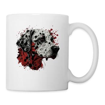 Dalmatiner - Tasse - Weiß - Rechts