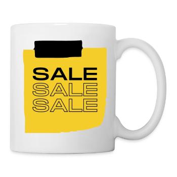 Sale! - Tasse - Weiß - Rechts