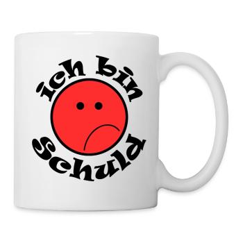 Ich bin Schuld - Tasse - Weiß - Rechts