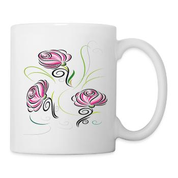 Roses, Flowers, Garden - Mug - white - Right