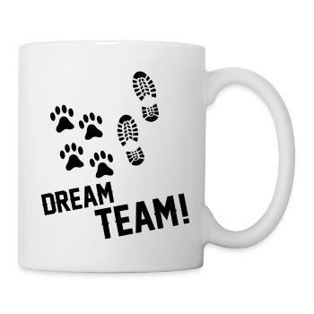 dream team - Tasse - Weiß - Rechts
