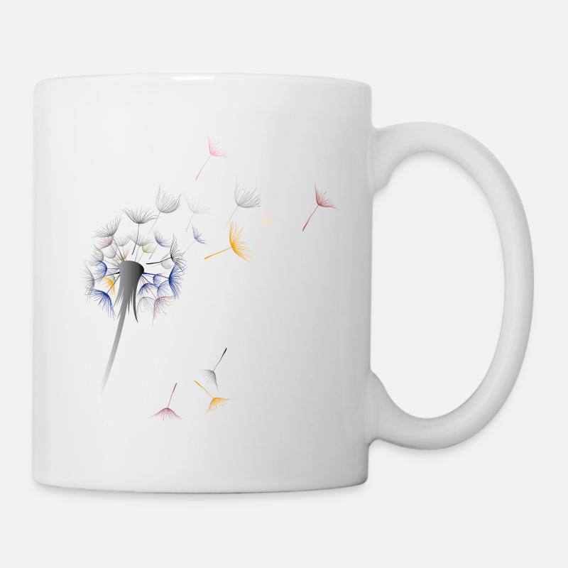 Pusteblume Löwenzahn - Tasse - Weiß