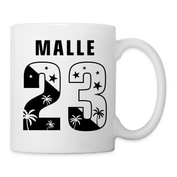 Malle 23 - Tasse - Weiß - Rechts