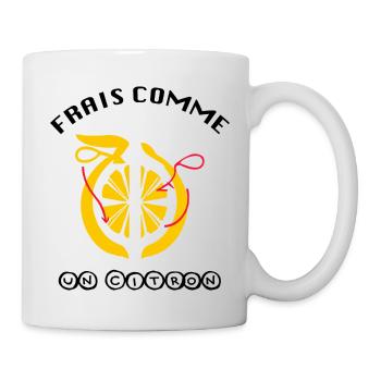 Frais comme un citron - Mug blanc - blanc - Droite