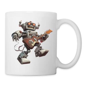 Robot guitarist - Mug - white - Right