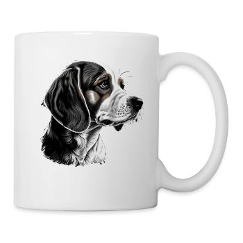 Beagle - Tasse - Weiß - Rechts