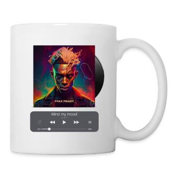 Mind my mood, Album cover, Art of music, AI shirts - Mug - white - Right