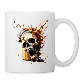 Skull Beer Explosion - Mug - white - Right