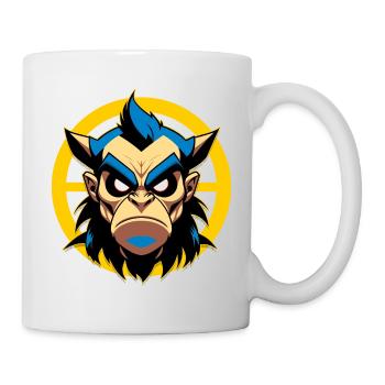 Evil man with horns - Mug - white - Right