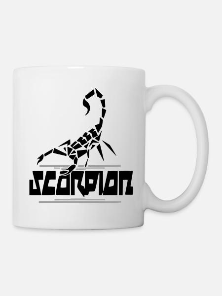 Skorpion - Tasse - Weiß