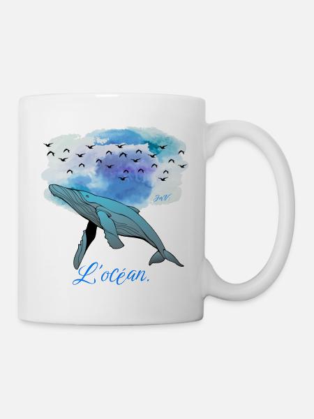 L océan - Mug blanc - blanc