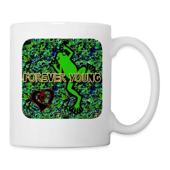 Forever Young - Club WoW - Tasse - Weiß - Rechts