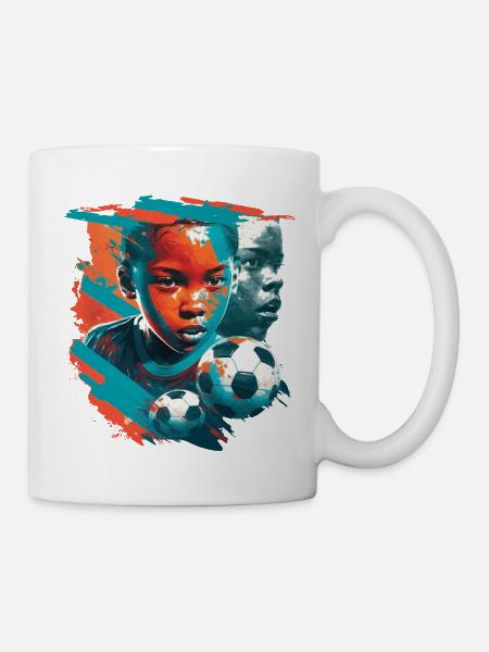 Junge Fußball Geschenk - Tasse - Weiß