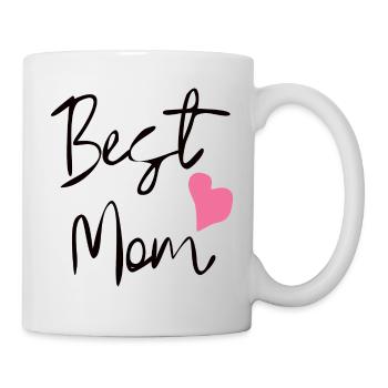 Best Mom - Tasse - Weiß - Rechts
