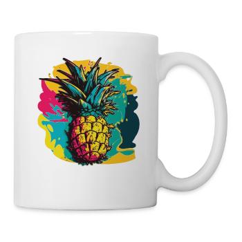 Fruit de l’ananas - Mug blanc - blanc - Droite
